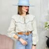 Blusa MILLI Cuadritos Baby Azul