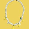 Collar LEMONS Perlitas Acero