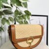 Bolso ZURI OVAL Combinado Piel Camel
