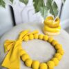 Collar BORLONES Con Lazada Amarillo