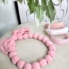 Collar BORLONES Con Lazada Rosa