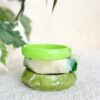 Pack 3 Pulseras Resina Verde
