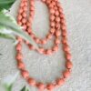 Collar Borlitas NOIR Coral Rosado