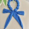 Collar CUENTAS TEXTIL Lazada Azul