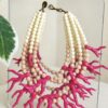 Collar CORALIA Corto Rosa
