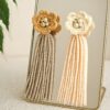 Pendientes SIRENEA Crochet y Cuentas. 2 Colores