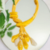 Collar SOLMINA Piedras Amarillo