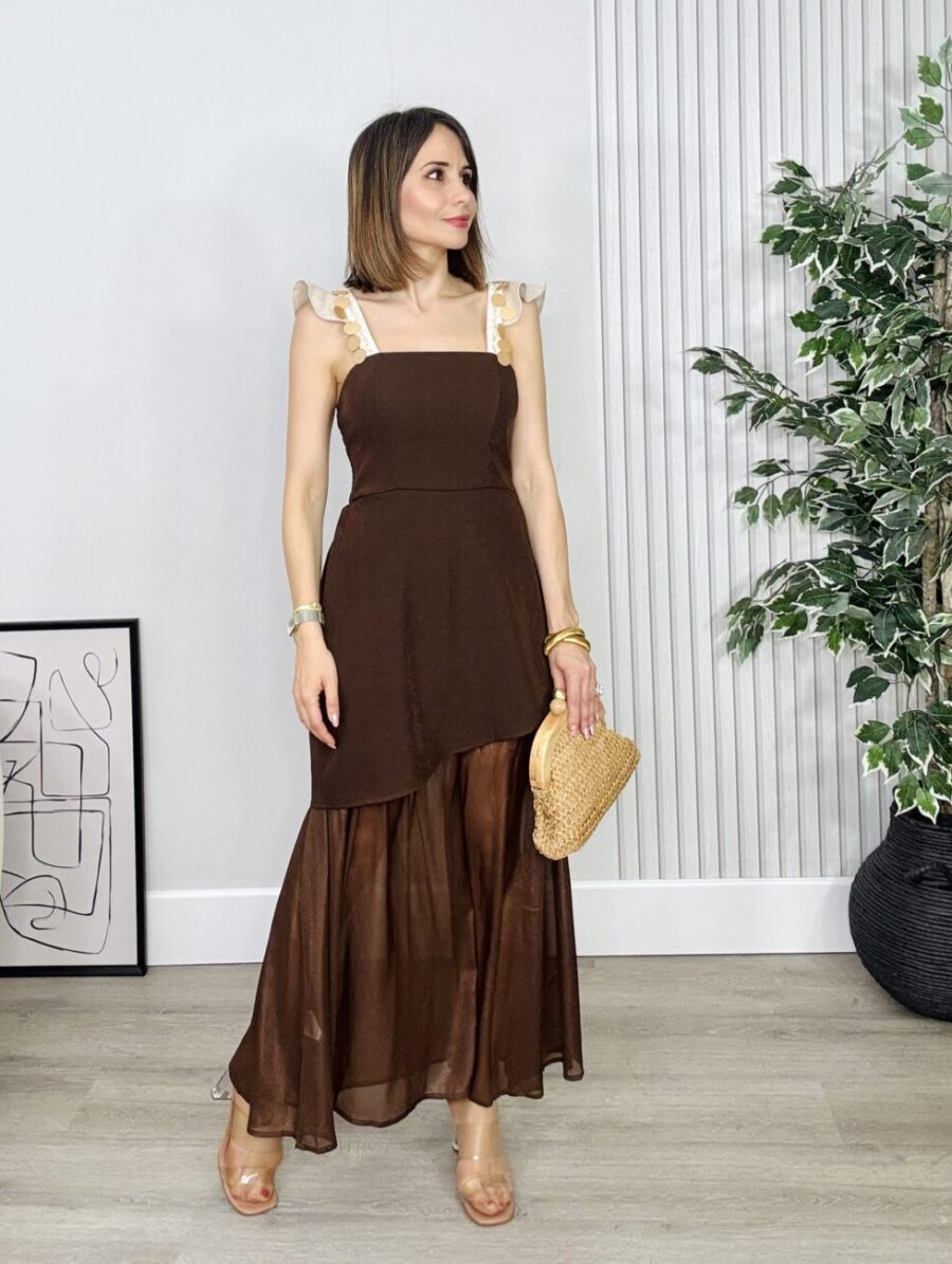 Vestido OLIVETTA Choco