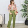 Pantalon ORVELLA Cinto Verde