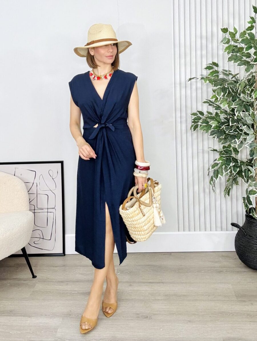 Vestido NUDO ALLO ALLO Marino