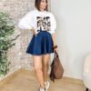 Faldita HARPER Denim Con Vuelo