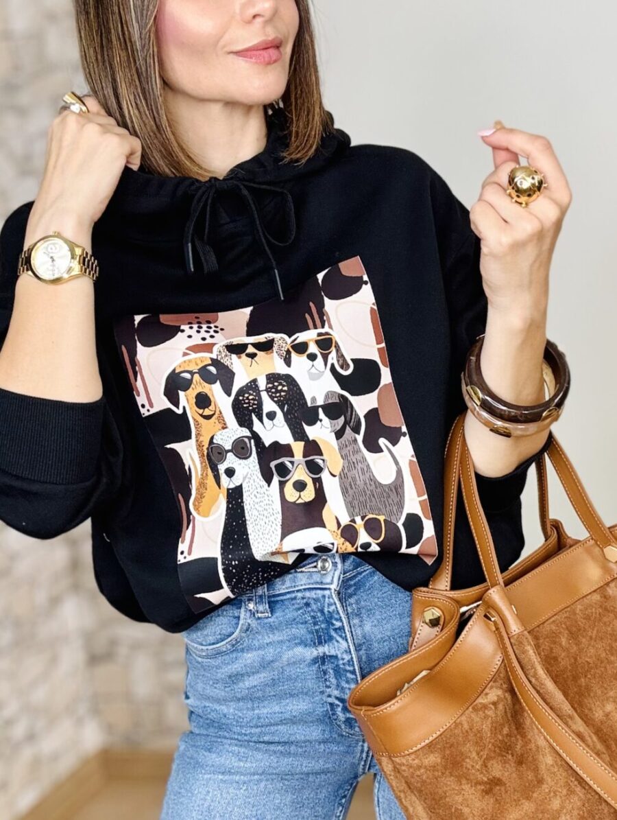 Sudadera CLUB Negra