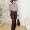 Jeans Flare KATE Chocolate