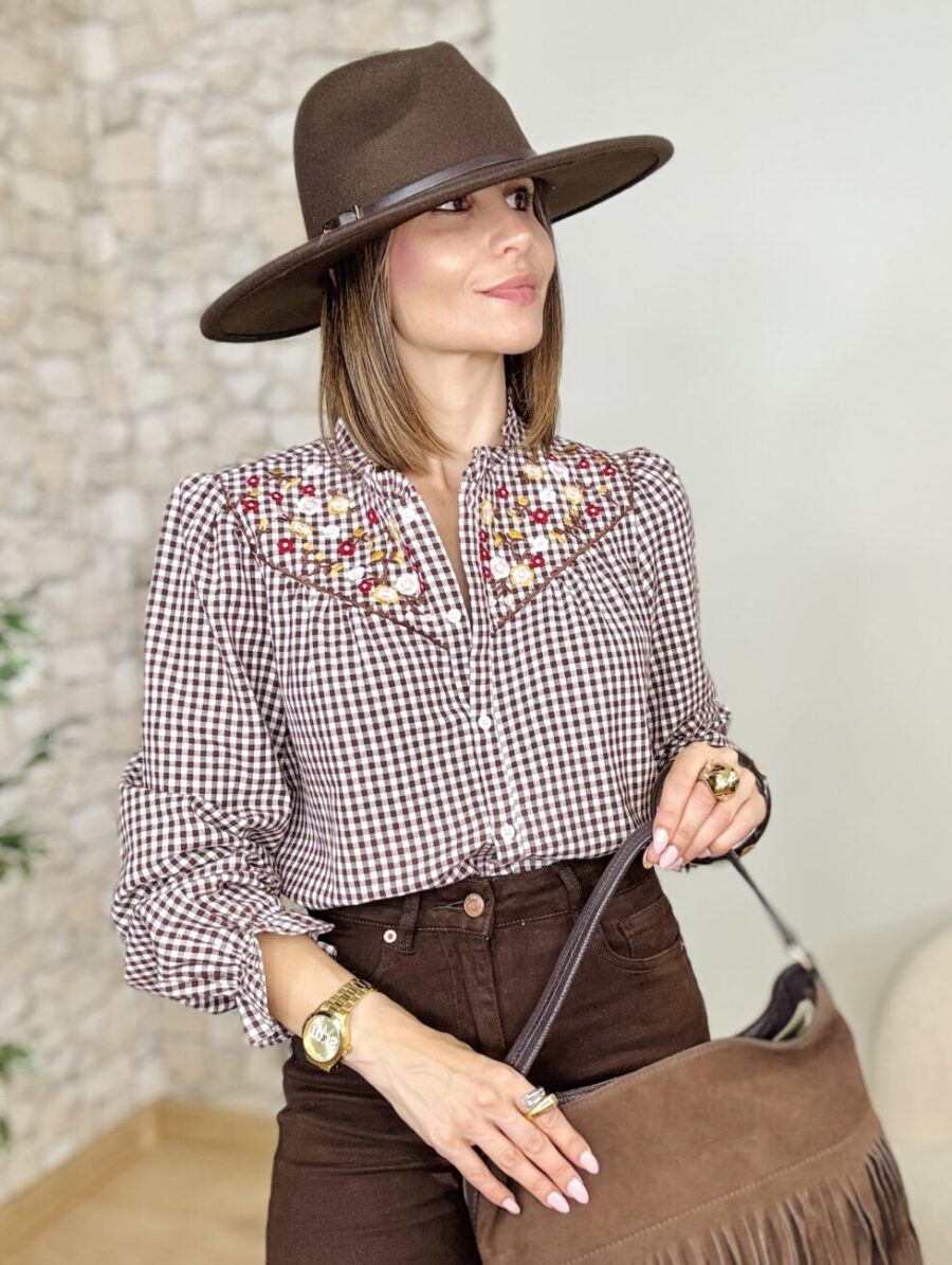 Blusa VALENTINA Chocolate