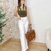 Jeans BOTTON ORAIJE Blanco