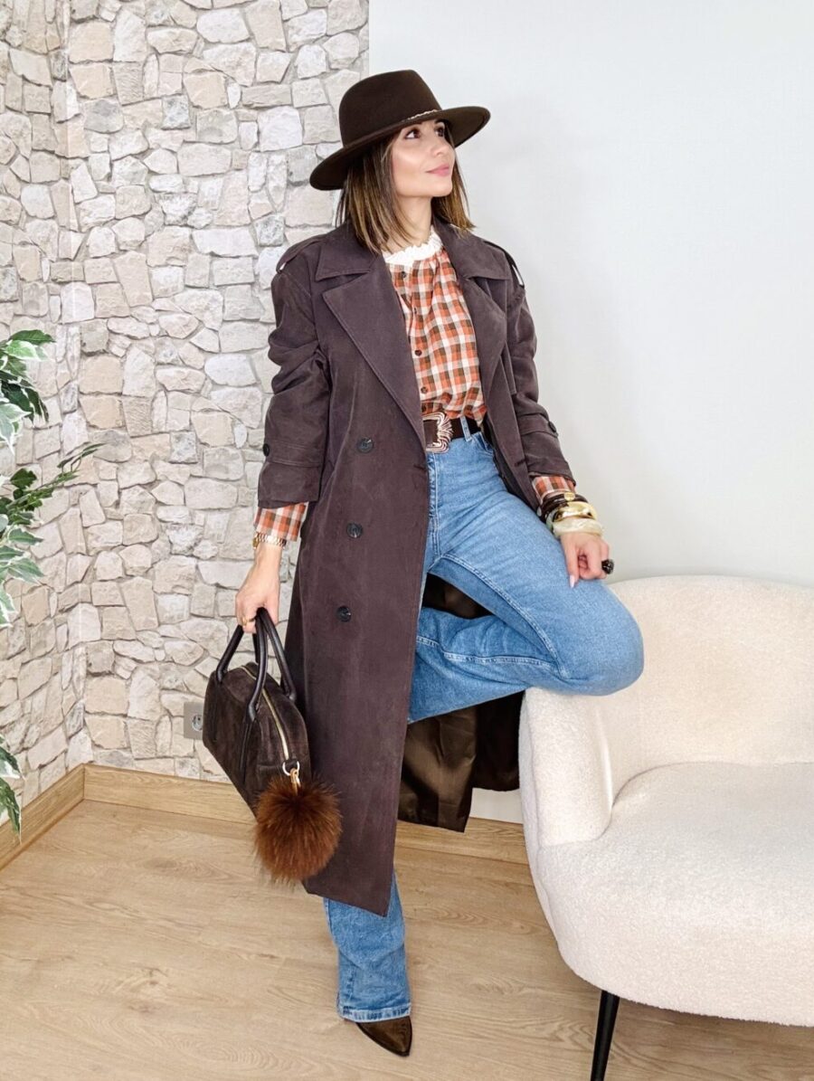 Gabardina SUSANNE Choco