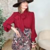 Blusa RUBÍ Burdeos
