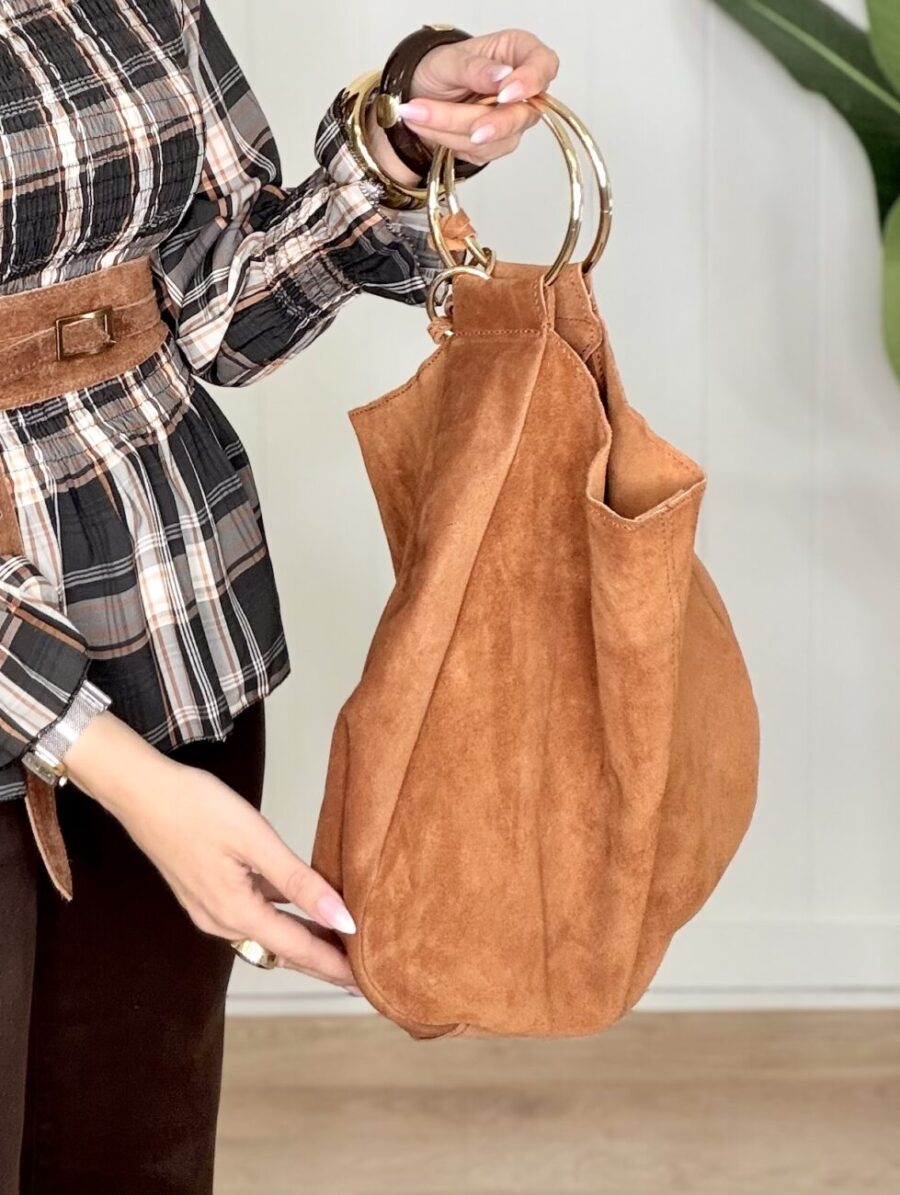 Bolso ARO Serraje Camel