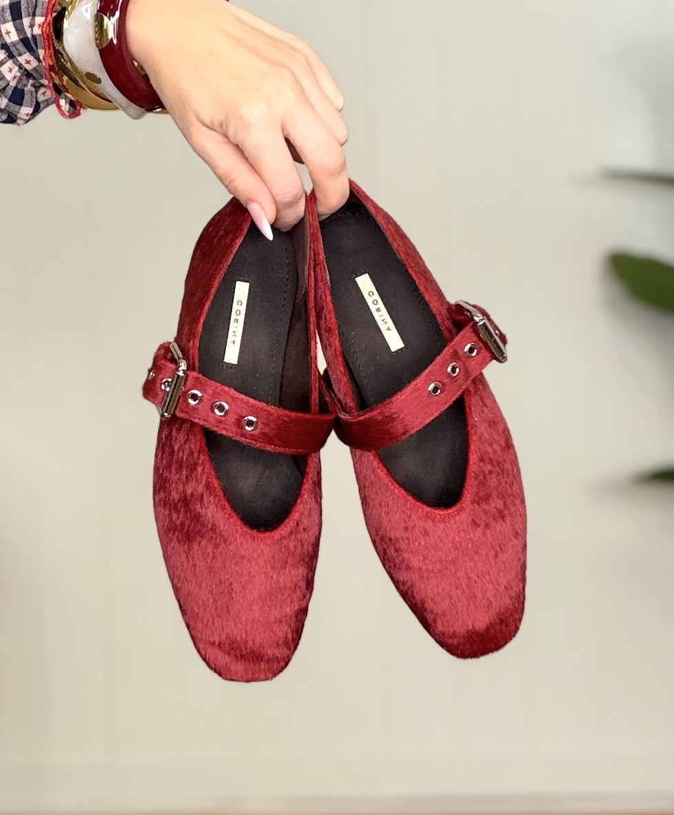 Manoletinas Pelito Burdeos