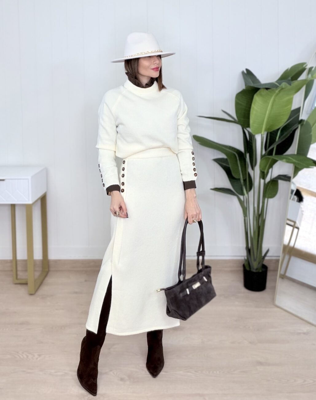 Conjunto Punto OLIVIA Crudo - Imagen 3