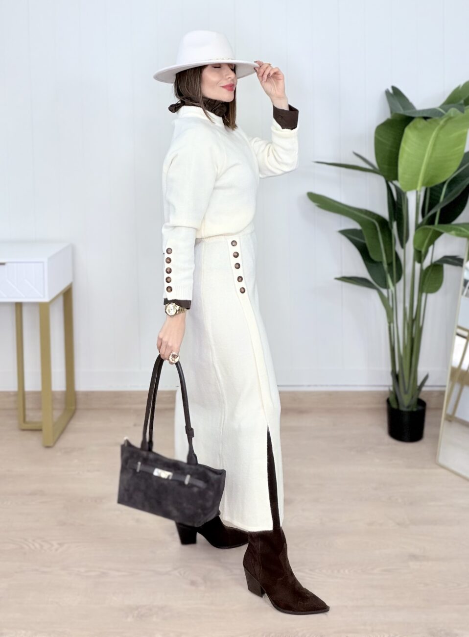 Conjunto Punto OLIVIA Crudo