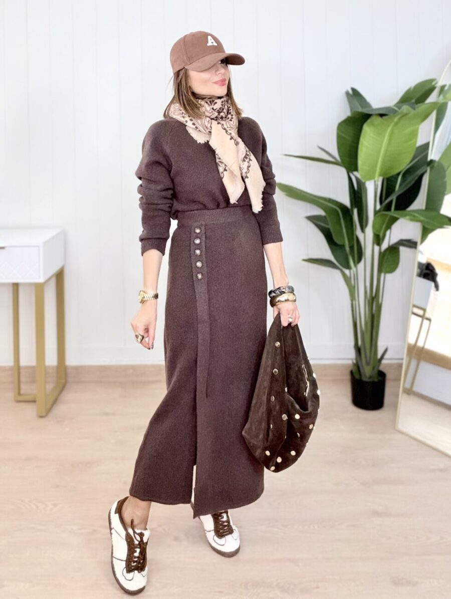 Conjunto Punto OLIVIA Chocolate