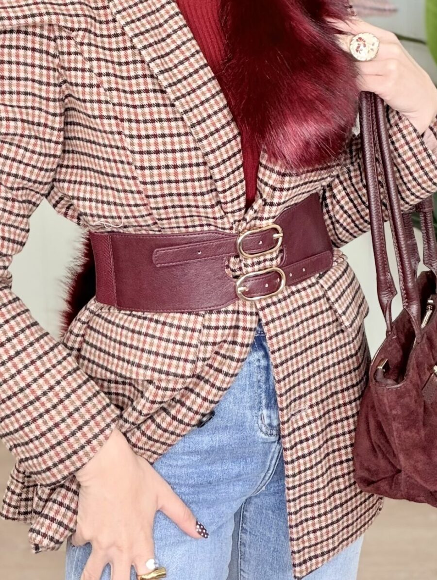 Cinto Fajín BORGOÑA Burdeos