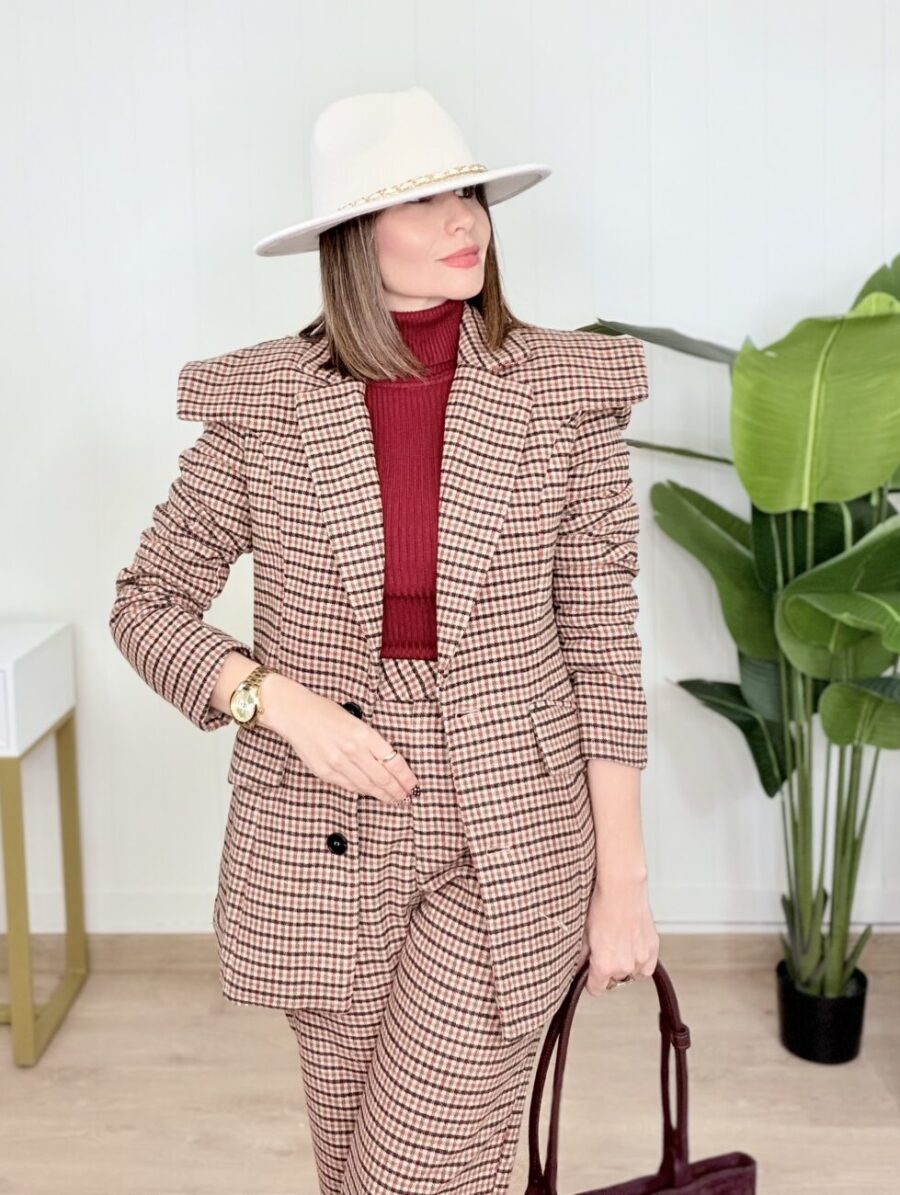 Alternative view of Jersey BOTTON Canalé Burdeos