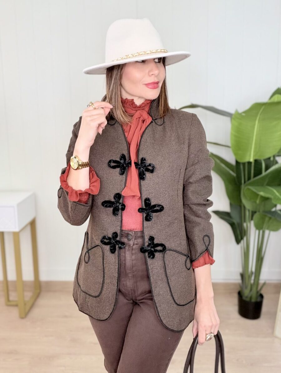 Chaqueta GOYA Alamares Chocolate