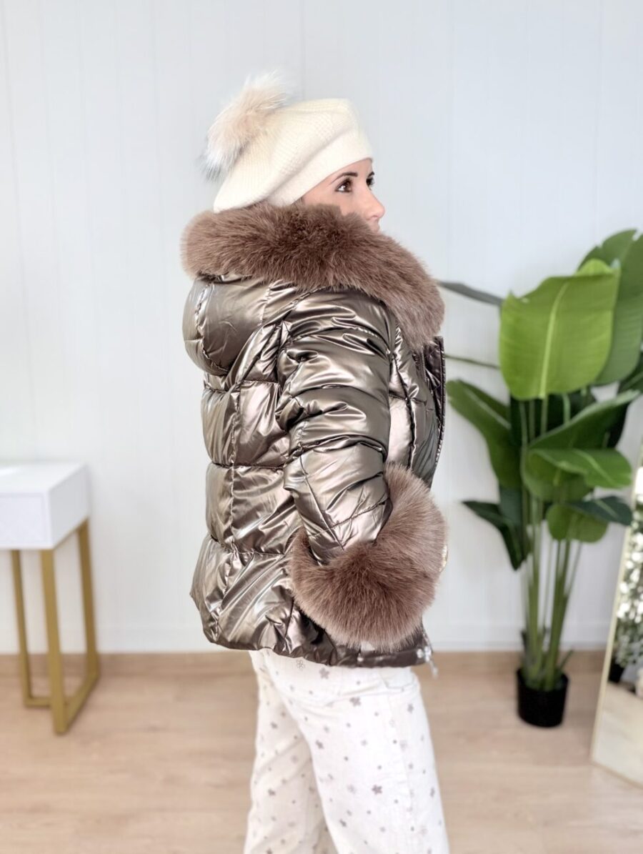 Alternative view of Plumi STELLA Acolchado Choco