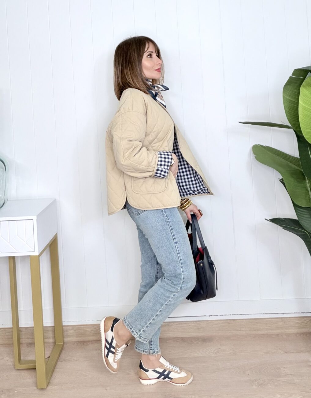 Deportiva BERRY Camel&Marino - Imagen 2