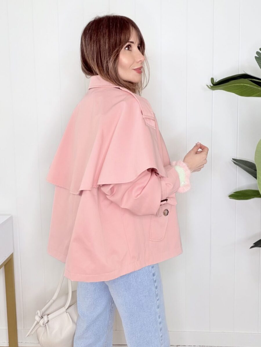 Alternative view of Trench CERELINA Capa Rosa