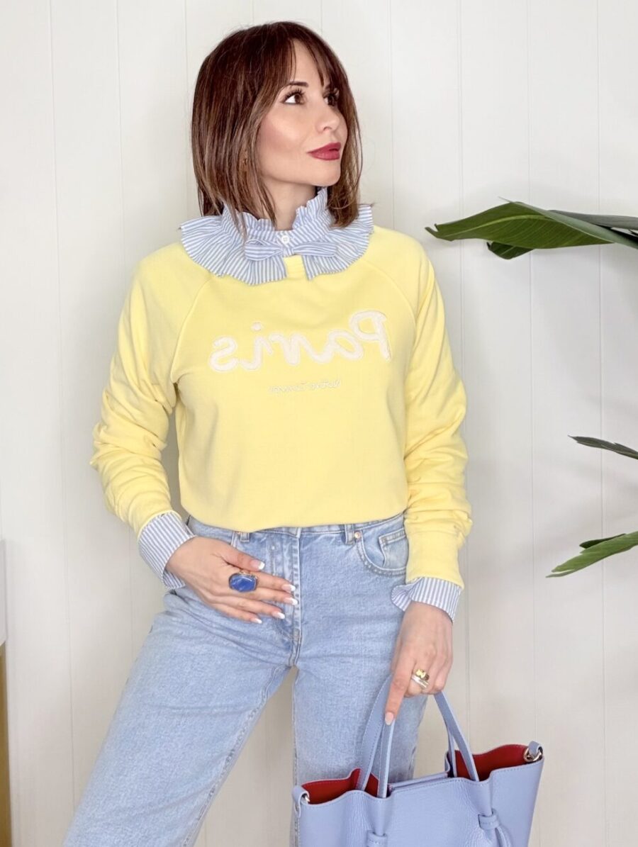 Sudadera PARIS Amarilla