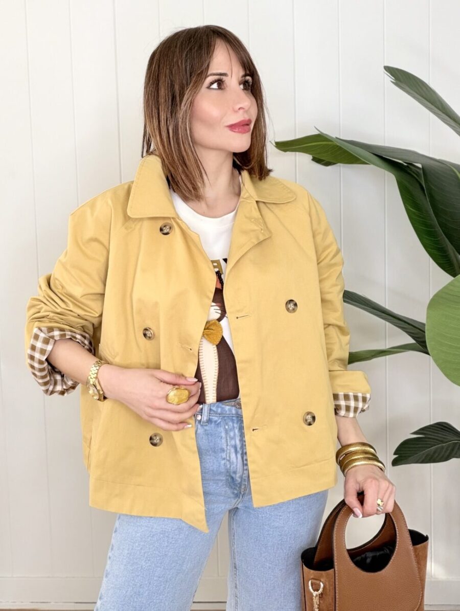 Trench GOLDIE Amarillo Miel