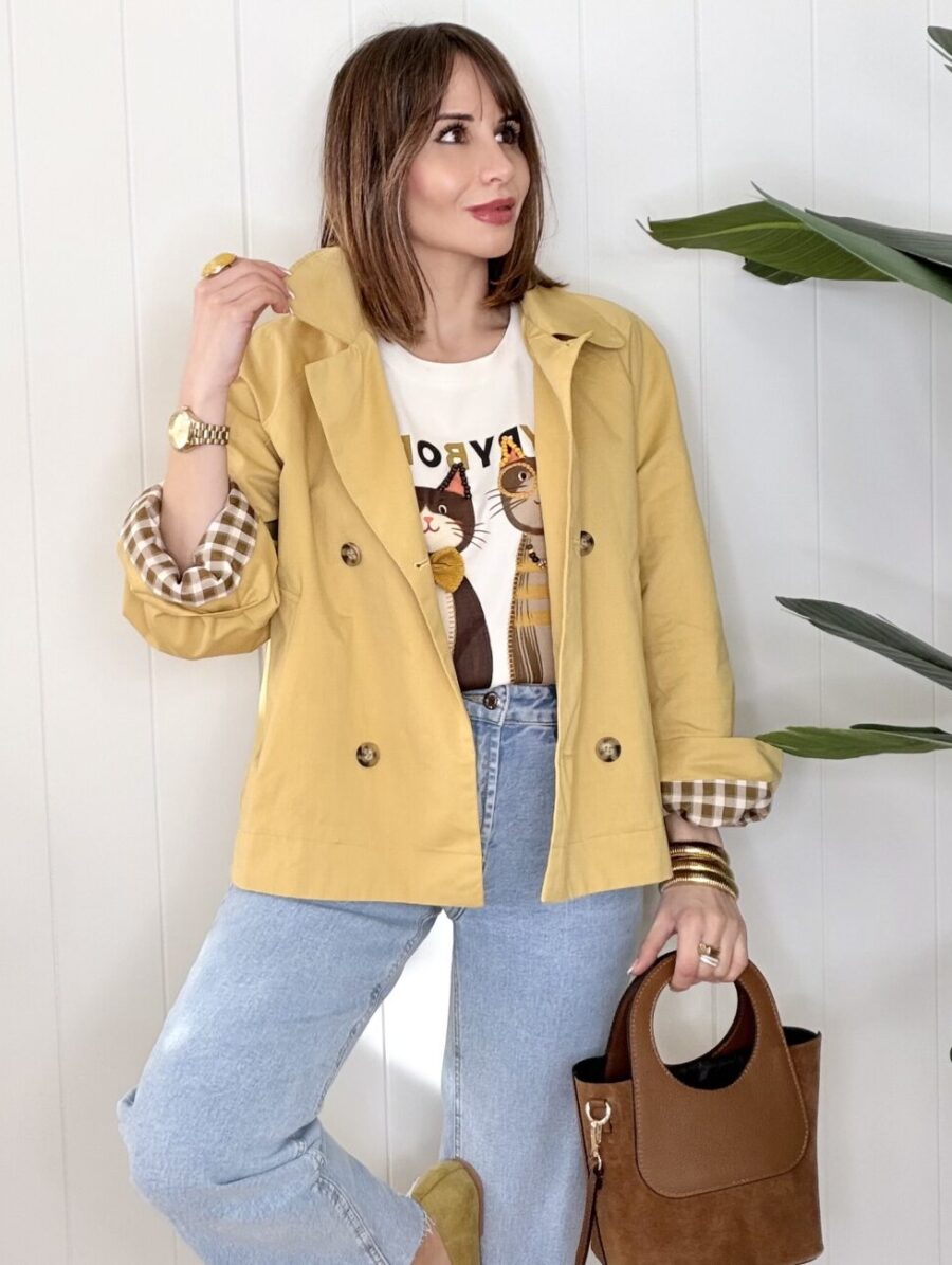 Alternative view of Trench GOLDIE Amarillo Miel