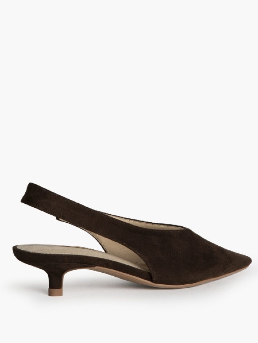 Alternative view of Destalonado Tacón Bajo Chocolate