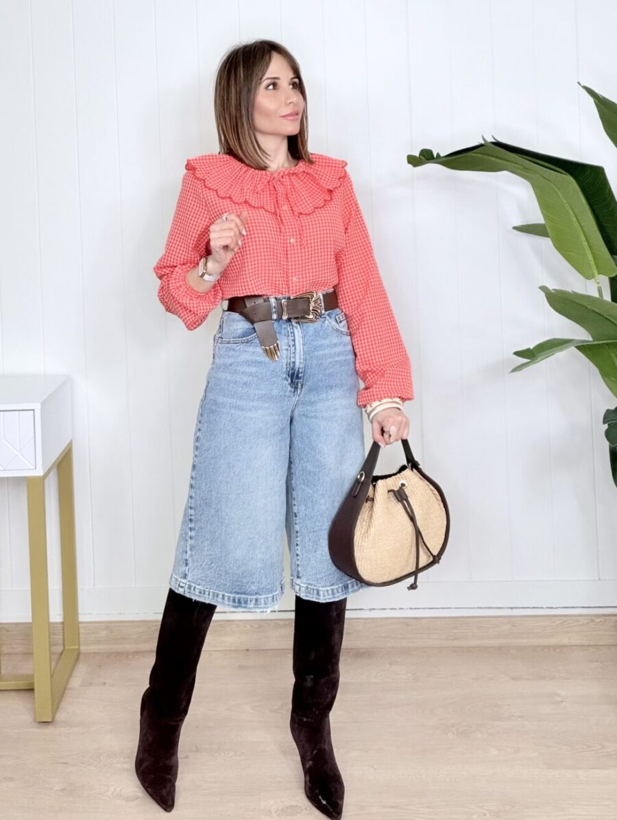 Alternative view of Blusa ANNA Coral