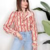 Blusa + Coletero CLEMENTINA Rojo