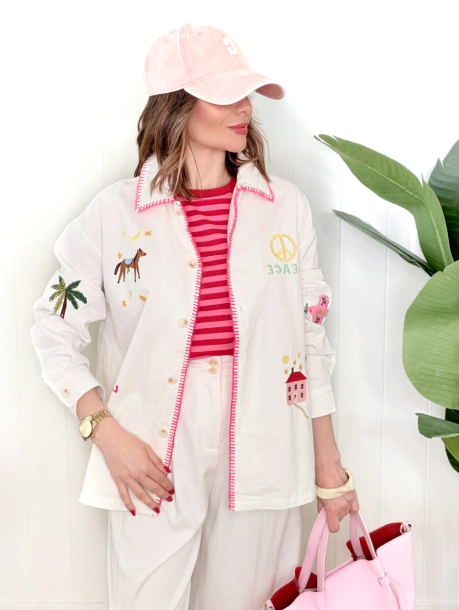 Sobrecamisa LA DOLCE VITA Blanca