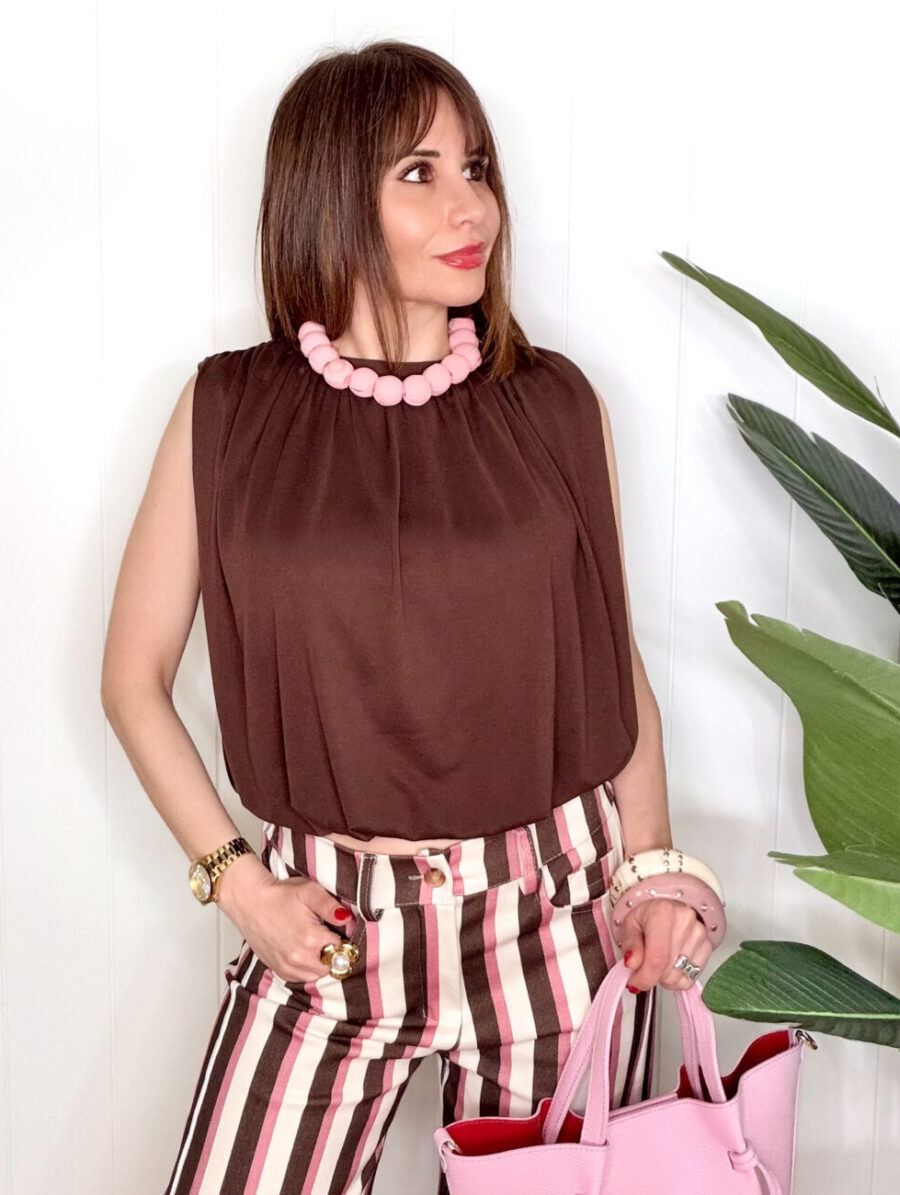 Top ALMA Abullonado Choco