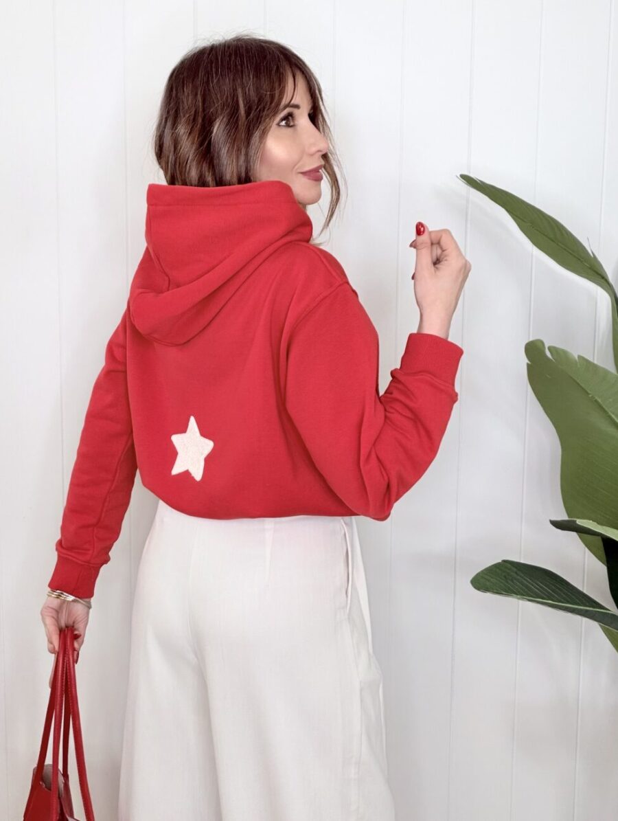 Alternative view of Sudadera SIMPLE ⭐️ Allo Allo Rojo