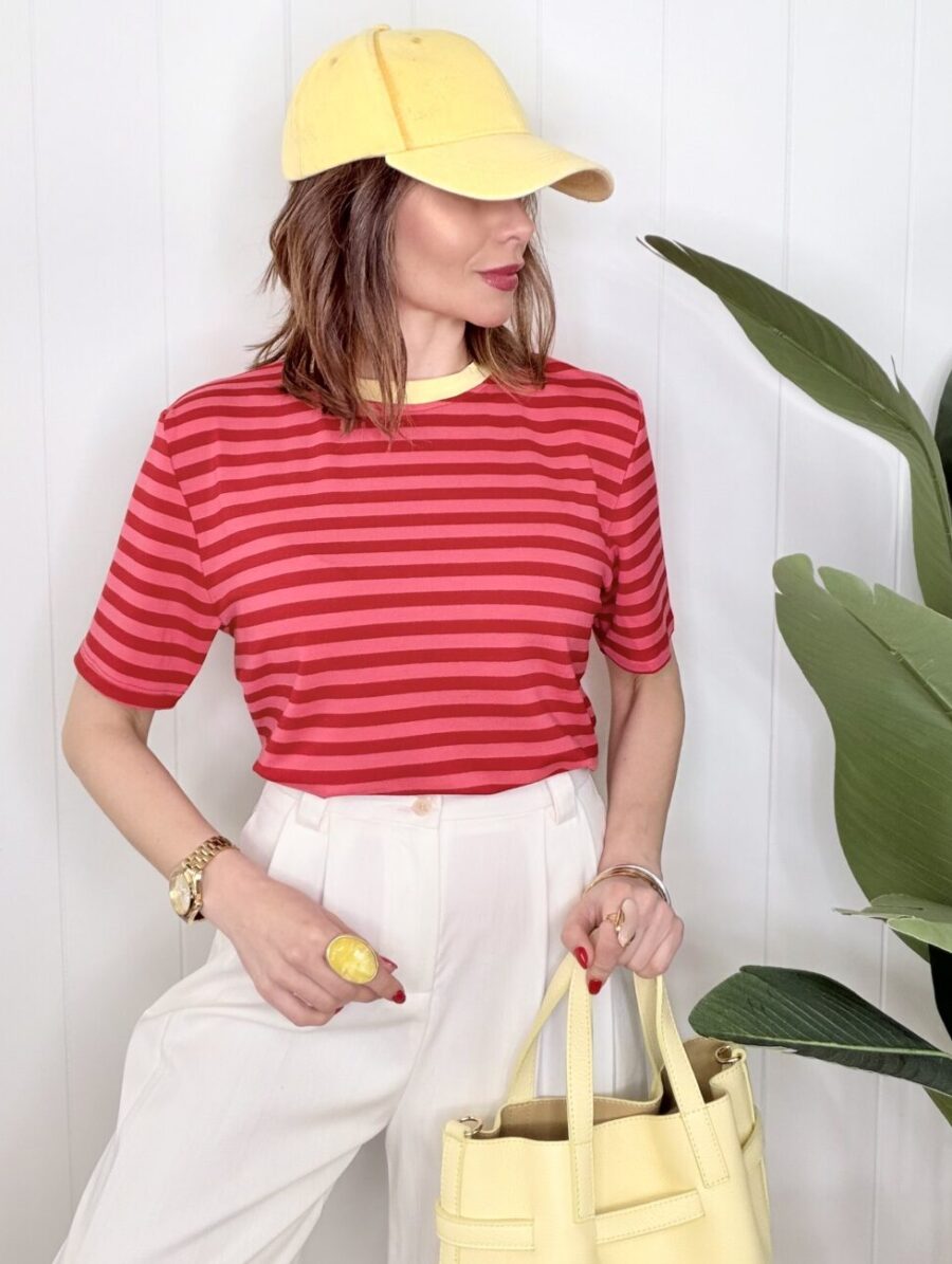 Camiseta TUTTI Rayas Rojo