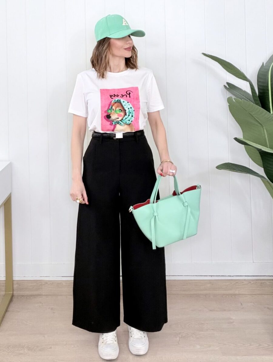 Pantalón GLENDA Cinturón Negro