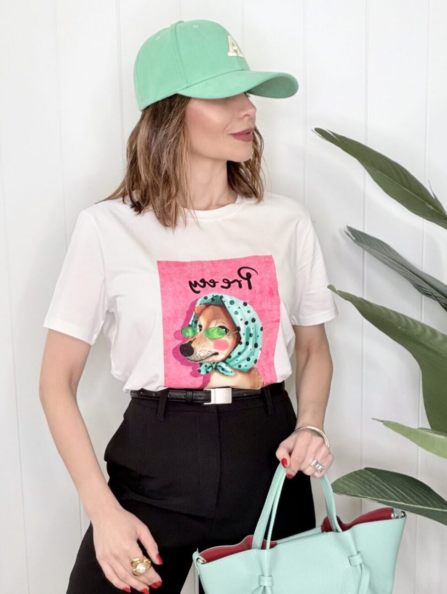 Camiseta MADAME Lobo Rosa