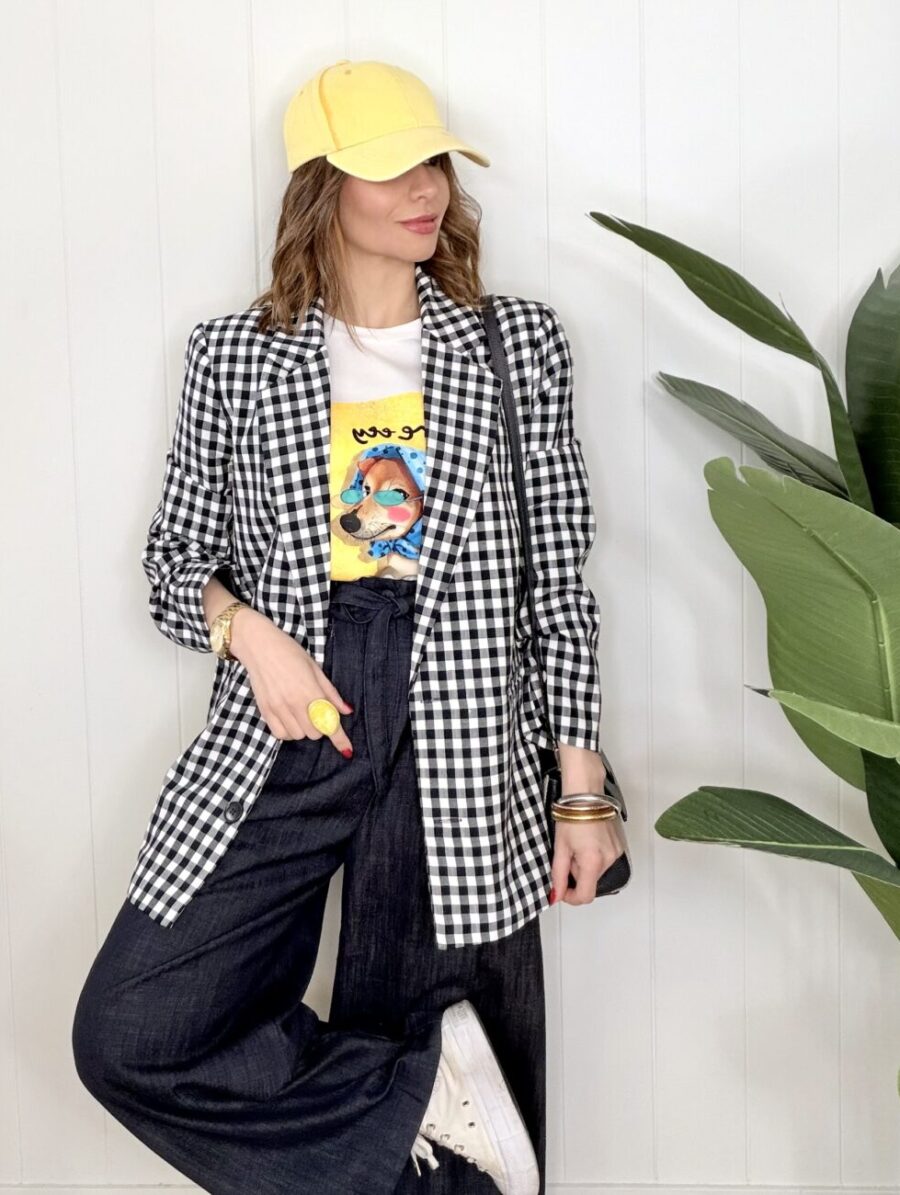 Alternative view of Blazer Vichy Azul Marino