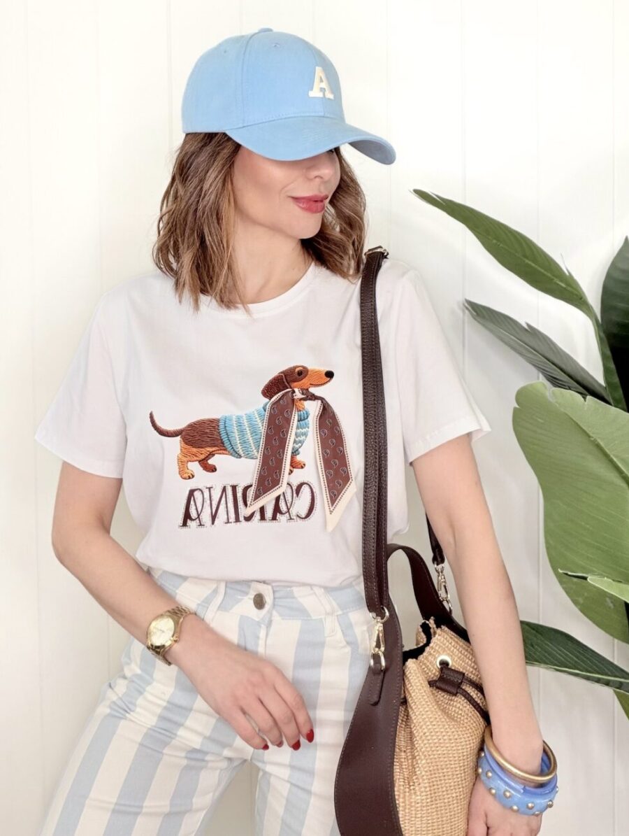 Camiseta TECKEL CARINA Blanco