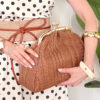 Bolso CIRO Rafia Natural Camel
