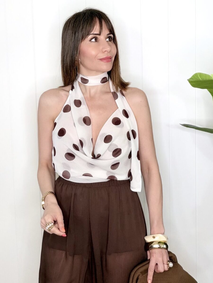 Top LATTE Blanco&Choco