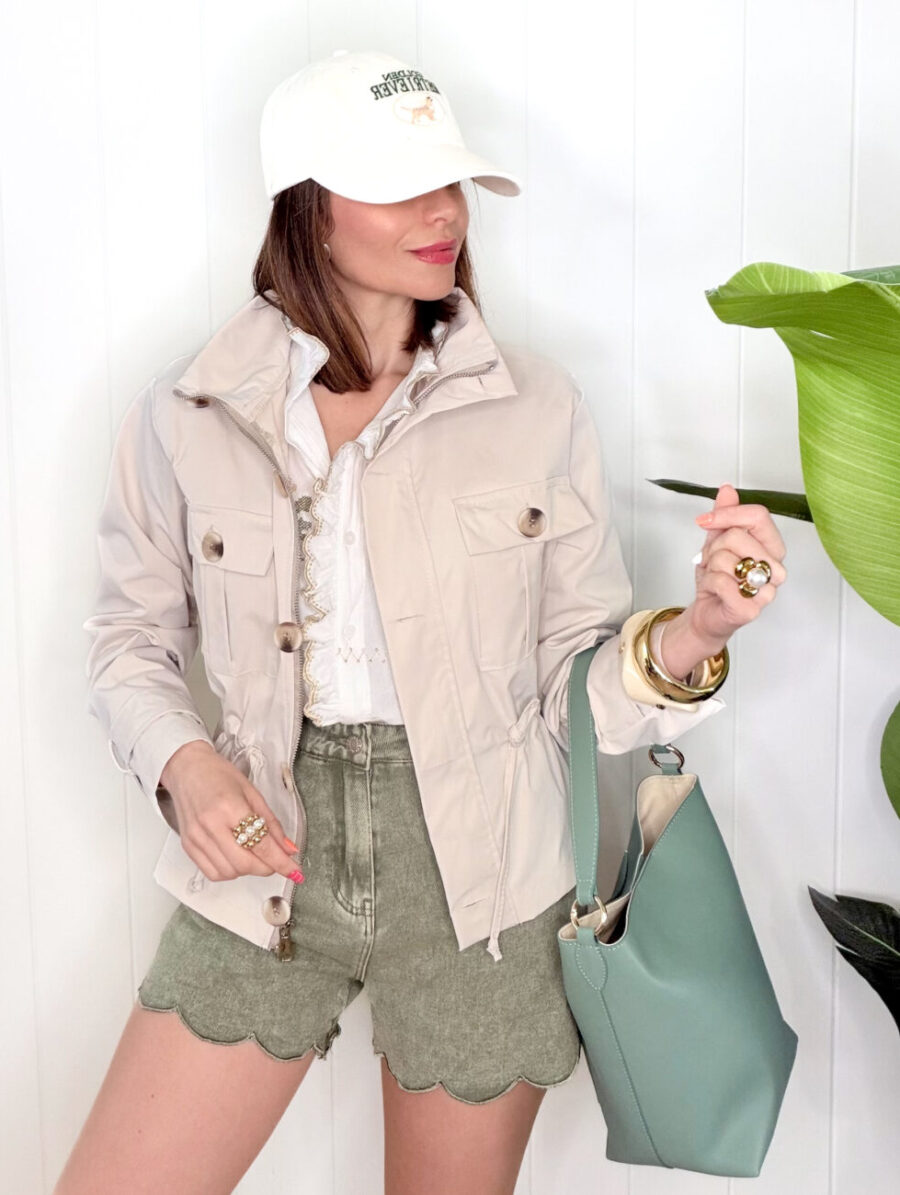 Alternative view of Cortavientos ELVA Beige