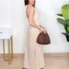 Vestido LUNA Topitos Beige